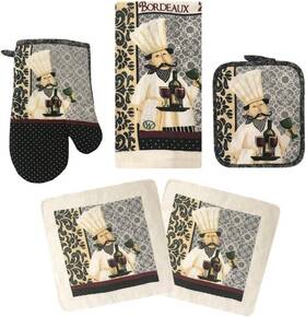 American Linen 313106571504 Oven Mitts And Pot Holders - Kitchen Towels Dish Cloths Sets
