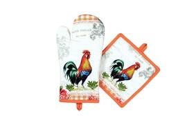 Amour Infini 161140884067 Cotton Oven Mitts And Pot Holders Sets Heat Resistant Non-slip
