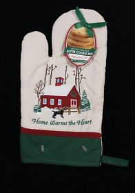 Anastasia Gourmet Home Warms The Heart Holiday Oven Mitt New With Tags