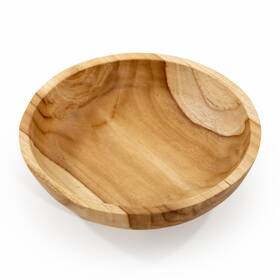 851445258 Andaluca Rustic Teak 11 Inch Wood Hand Carved - 12 Diameter Grain