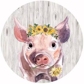 Andr As 810682037351 Andreas Silicone Flower Pig 8 Inch Non-slip Trivet/pot Holder
