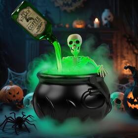 Cauldron-01 Angar Halloween Decorations Indoor Cauldron Decor Set With Magic Black