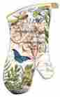 Aom272 Michel Design Blooms And Butterflies Into The Woods Kitchen Oven Mitt Cotton Print 608666701752