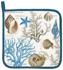 Aph230 Michel Design Works Cotton Kitchen Potholder Seashore Shells 0608666691510