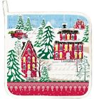 Aph312 Michel Design Works Cotton Potholder Deck The Halls 608666721699