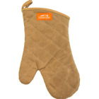 App195 Traeger Barbecue Mitt Brown Canvas Leather Durable Cotton 634868924255