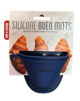 Ar Cook 840028726168 Silicone Mini Oven Mitts-heat Resistant Potholders For Kitchen Ov