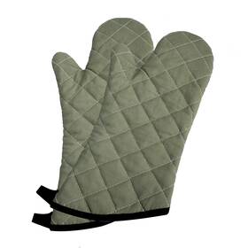 Arcliber 714453063009 Oven Mitts Heat Fire Resistant 425 F Quilted Terry Cloth Cotton So