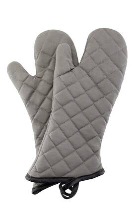 Arcliber 795274719115 Oven Mitts 1 Pair Of Terry Cloth Lining - Heat Resistant Kitchen Gloves Flame