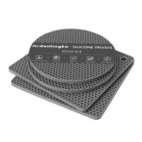 Ardanlingke 721996954633 Silicone Trivet Mats Trivets For Hot Pots And Pans Pot Holders Heat