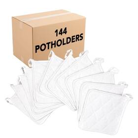 Arkwright Llc 764950210994 Pot Holders For Kitchen - Heat Resistant Square Hot Pads Bulk Case