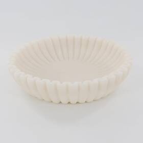 Ly243404-b Artrhyt 12 Inch Large Decorative Bowl - White Bowls For Home