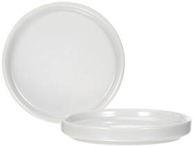 As One 006528036039 Zassenhaus Porcelain Mill Coasters/trivets Set Of 2 White
