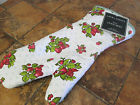 Ashley 15 Silicone Oven Mitt Laura Strawberry Toss-pink Greenwhite-new W Tags