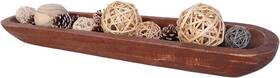 Ata2280115b Athaliah Wooden Dough Bowl Hand Carved Rustic Long Wood Large 30 Inch-brown