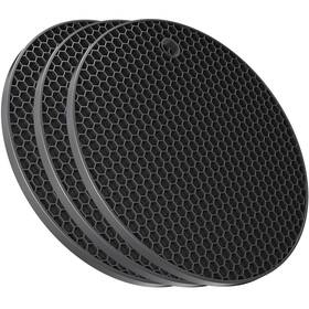 Auptim 788362156541 Ultra Thick 8mm Silicone Trivets For Hot Dishes Pots And Pans Trivet M