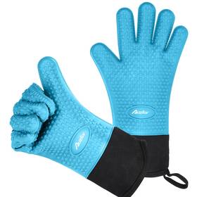 Auzilar 761460537412 Silicone Cooking Gloves Grilling Heat Resistant Bbq Kit