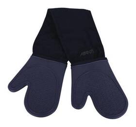 16585 Avanti Silicone Double Oven Mitts Charcoal