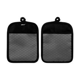 16591 Avanti Silicone Pot Holder Set Of 2 Charcoal