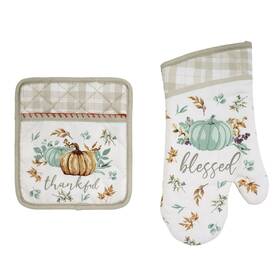 Avanti Linens 021864416646 Linen Grateful Patch Collection 2pc Kitchen Set Multicolor