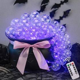 Cauldron-1 Aygxu Halloween Decorations Indoor Black Witches And Purple