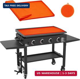 Barba Leo 658360267139 Griddle Cover For Blackstone Heavy Duty Food Grade Silicone Mat 36