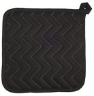 505494 Basic Stripe Black Potholder Designs