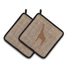 Bb1001-bl-bn-pthd Carolines Treasures Giraffe Faux 638508378125