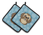 Bb1683pthd Carolines Treasures Snowflakes Potholder Set Of Caroline
