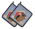 Bb2769pthd Carolines Treasures Dog House Mastiff Brindle Potholder Set Of Caroline