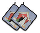 Bb2805pthd Carolines Treasures Dog House Miniature Schanuzer Potholder Set Of Caroline