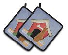 Bb2816pthd Carolines Treasures Dog House Collection Irish Terrier Pair Of Pot