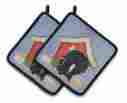 Bb2861pthd Caroline S Treasures Dog House Collection Pekingnese Black Pair Of Pot Holders 638508459923