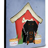 Bb2881up88 Carolines Treasures Dog House Collection Wire Haired Dachshund Black