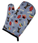 Bb4019ovmt Carolines Treasures Dog House Min Pin Oven Mitt 638508502544
