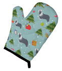 Bb4841ovmt Carolines Treasures Christmas Bearded Collie Oven Mitt Caroline 638508605139