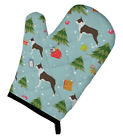 Bb4868ovmt Carolines Treasures Christmas Boston Terrier Oven Mitt Caroline 638508605405