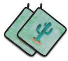 Bb7369pthd Carolines Treasures Western Cactus Watercolor Pair Of Pot 638508838933