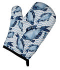 Bb7532ovmt Carolines Treasures Beach Watercolor Fishes Oven Mitt Caroline 638508883001