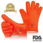 Bbq-gloves-orange Khomo Gear Heat Resistant Oven Gloves For Bbq 736983028457