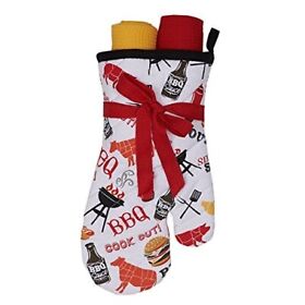 29120 Bbq Oven Mitt Gift Set