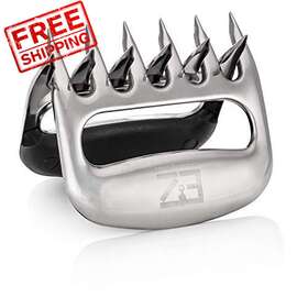 8541958322 Bbqfam Ez Shredding Claws Stainless Steel Bear Claw Meat Shredders For Silver