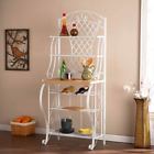 Be1233t Southern Enterprises White Trellis 037732012339