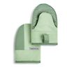M2013115tdka Beacon Two-tone Mini Oven Mitt Set 5.5inchx8inch Pistachio Graphite Green
