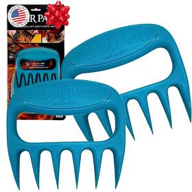Bear Paws 810027637260 The Original Paw Meat Shredder - Claws For Shredding Universal Teal