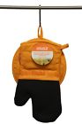 Bes19070orange Imusa Oven Mitt Potholder Set For Easy Gripping 021808512236