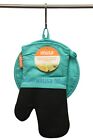 Bes19070teal Imusa Oven Mitt Potholder Set For Easy Gripping 021808512243