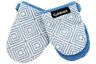 Bes23090heritageblue Minigeoprint Cuisinart Silicone Mini Oven Mitts Heat Blue 021808520521