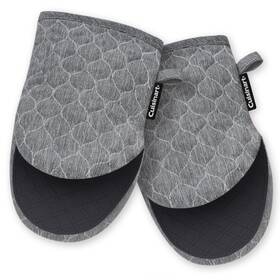Amz-cu-mm101-blk Best Brands Cuisinart Shieldpro Silicone Oven Mitts 5 Inch X 8.5 Heat-resistant Mini Kitch