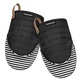 Amz-cu-mm102-blk Best Brands Cuisinart Mini Oven Mitts 5.5 Inch X 8 Heat-resistant Kitchen For W